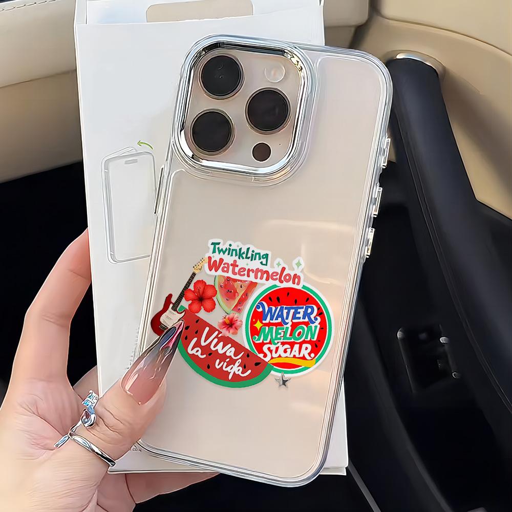 Tv T-Twinkling Watermelon Phone Case For iPhone 17 16e 16 15 14 13 12 11 mini Pro Max X XR XSMAX 8 7 Air Plus Transparent Cover