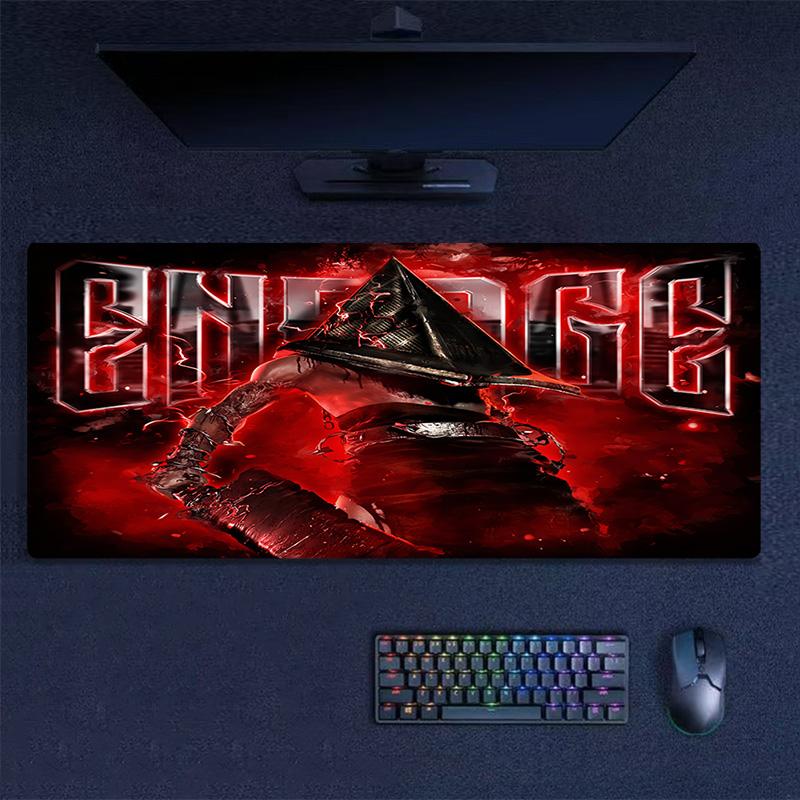 Pyramid Head Print Cushion Non-slip Laptop Tablet Big Mousepad XXL Mat Mini PC Playmat With Lock edge