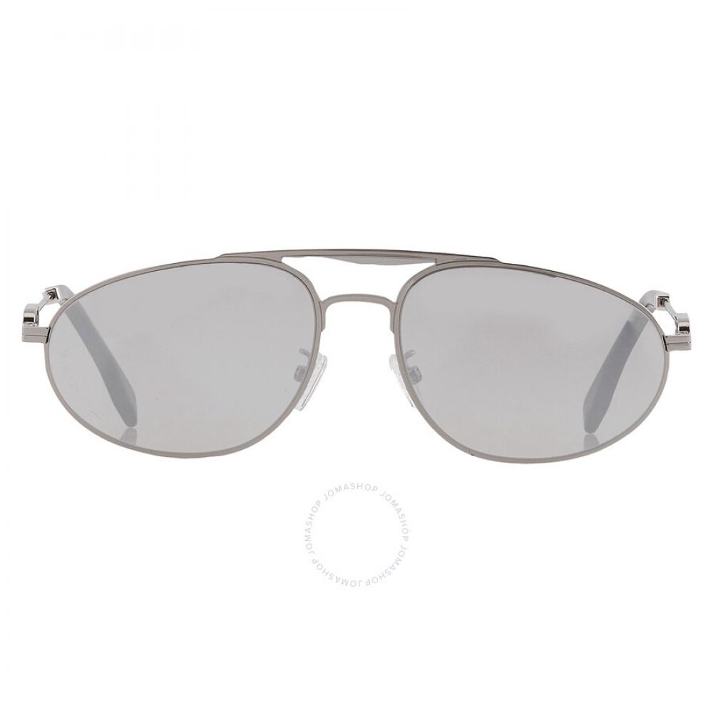 

Fendi Smoke Mirror Pilot Men s Sunglasses FE40072U 14C 57