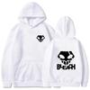 2026 Autumn BLEACH Hollow Skull Double Sided Print Hoodie Mini Hollow Skull Badge Graphic Unisex Loose Y2K Sweatshirt