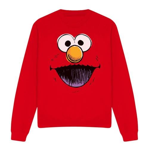 Sesame Street Unisex Adult Retro Elmo Sketch Sweatshirt