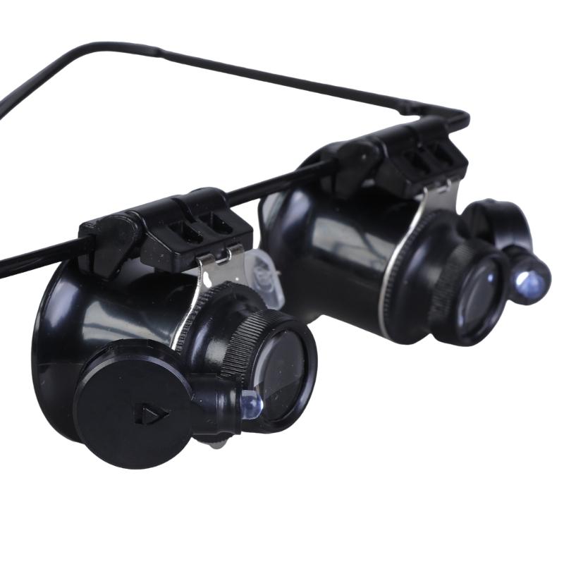 20X Magnification Double Lens Magnifier Suitable For Jewelry Appraisal And Watch Repair Ergonomic Design Comfortable Use