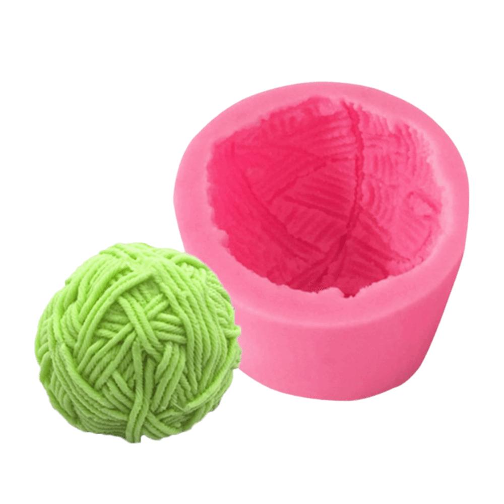 Three Dimensional Chocolate Silicone Mold Wool Ball Texture Baking Silicone Molds Cake Decorating