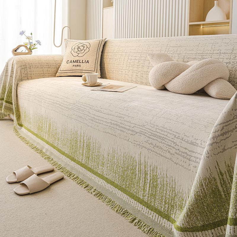 2025 New Sofa Cushion Spring and Summer All-inclusive Cover Cover Four Seasons Universal Non-slip Sofa Towel Seat Cushion Simple Cover