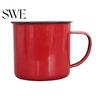 Water Mug 120/240/350/500ML Vintage Enamel with Handle Heat-resistant Large Capacity Cup Tea Milk Coffee Drinking Retro Decoration Scratch-resistant
