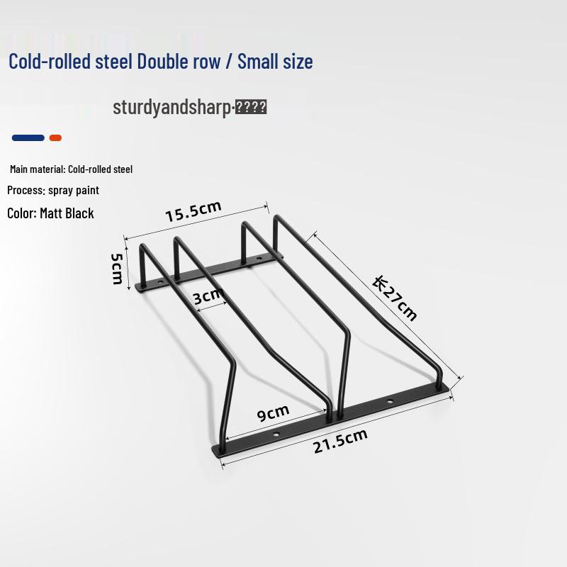 High-Stemmed 304 Stainless Steel Wine Glass Storage Rack for Red Wine Glasses