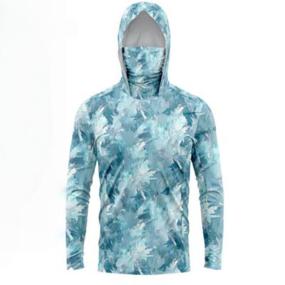 Available Hooded Mask Fishing Clothes Light Sunscreen Long-sleeved Luya Fish