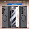 Luxury Matte Finish Magnetic Case For Samsung Galaxy Z Fold 8 7 Fold8 Fold7 Ultra HD Screen Matal Lens Protector Hard Cover