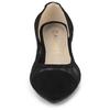 Allegra K Women's Mesh Pointed Toe Slip-On Flats, Black, Size 23.0cm
