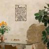 Vintage Metal Poster Wall Art Decor Motivational Sign for Farmhouse Home Office