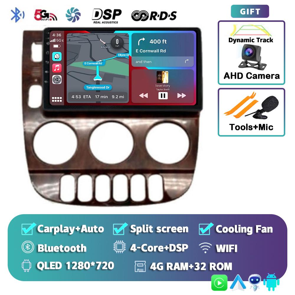 Android 13 Carplay Auto For Benz M-Class W163 ML 1997 1998 1999 2001 2002 2003 2004 2005 Car Radio Multimedia Player Stereo DSP