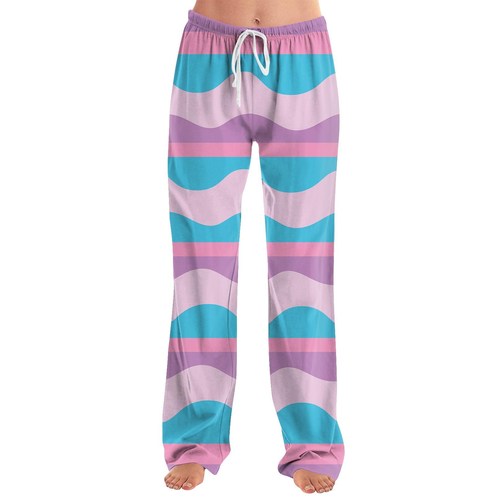 

Женские модные свободные повседневные брюки с пасхальным принтом M