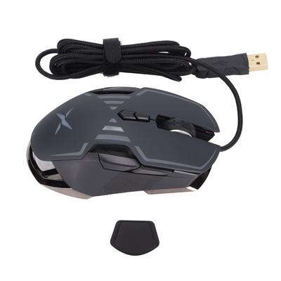 Gaming-Maus Verstellbarer DPI Ergonomisches Design RGB-Hintergrundbeleuchtung Leicht Langlebig Kabelgebundene Maus für Desktop
