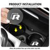 2026 Hot For VW VOLKSWAGEN 2Pcs Car Coasters Water Cup Holder Non-Slip Mat Accessories For Volkswagen VW Golf Polo 4 5 6 Passat