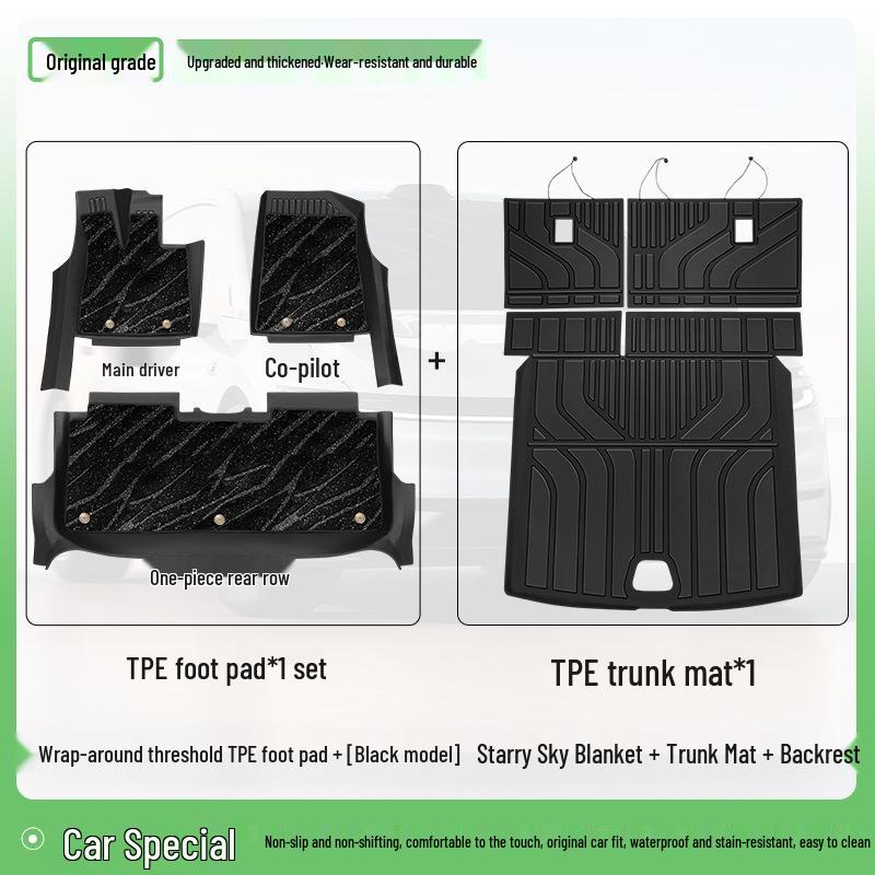 Zeekr X 2026 Full Coverage TPE Car Floor Mats - Custom Fit Carpet Accessories