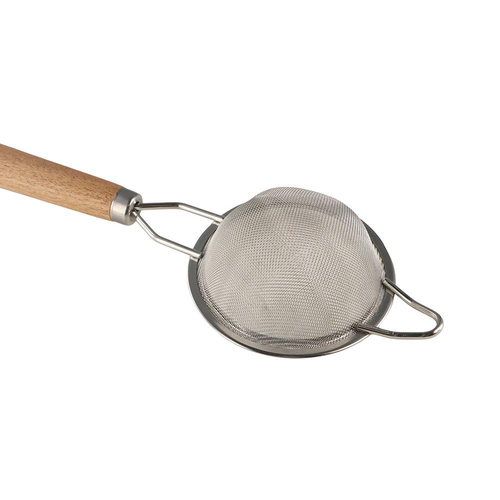 Wooden Handle Strainer Colander 304 Stainless Steel Filter Spoon Fishing Spoon  Soup Pot