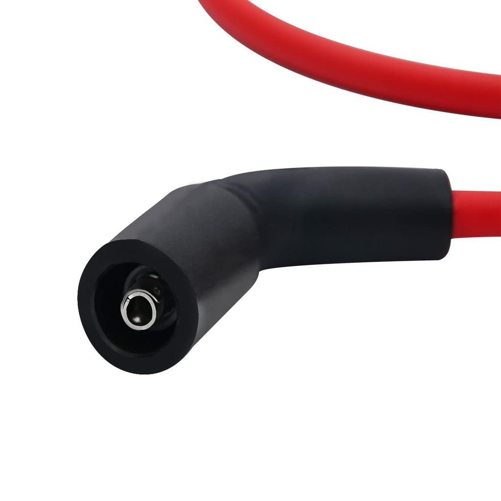 XTPTFABS Red 8mm Spark Plug Wire Set for Harley Davidson Sportster XL 883 1200 2007-2017