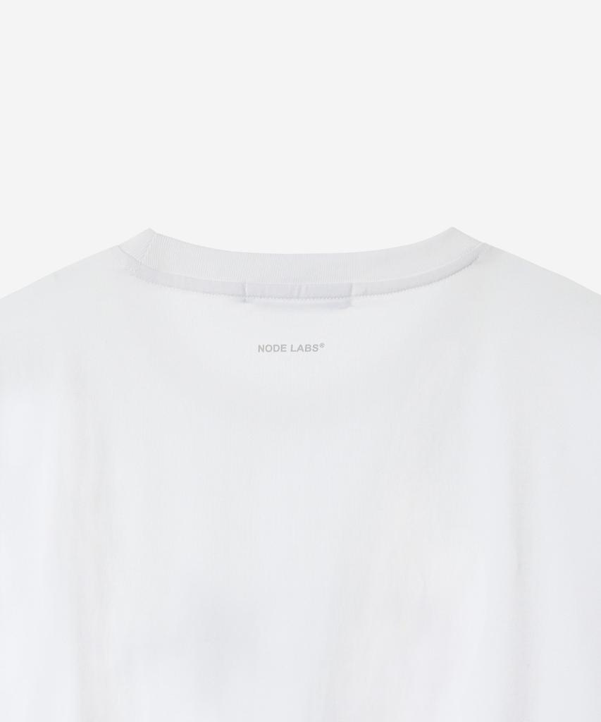 NODE LABS Dev:6 Ocean Graphic Short Sleeve T-Shirt_White
