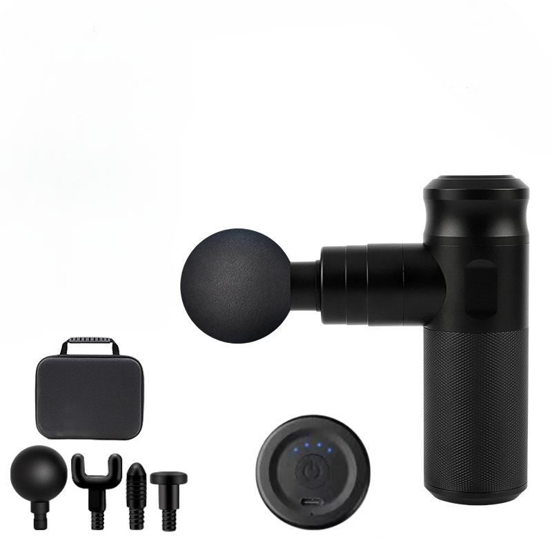 Mini Fascial Gun Damski inteligentny elektryczny cichy aluminiowy stop profesjonalny relaksujący masażer dolnej części pleców