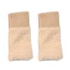 Half Finger Gloves Women Long Fingerless Gloves Fleece-Lined Touchscreen Knitted