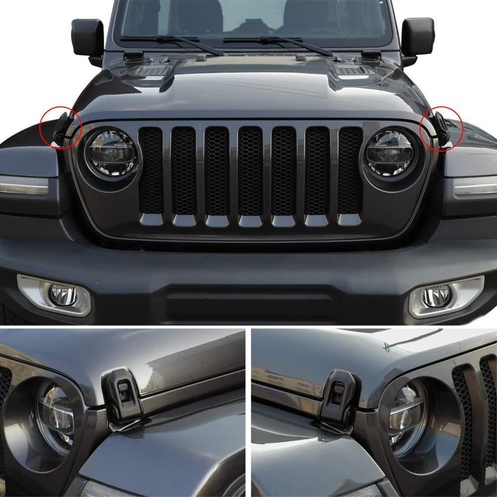 M63K-For Jeep Wrangler JK JL 2007- Hood Lock Car Hood Lock Hood Modification Accessories чёрный