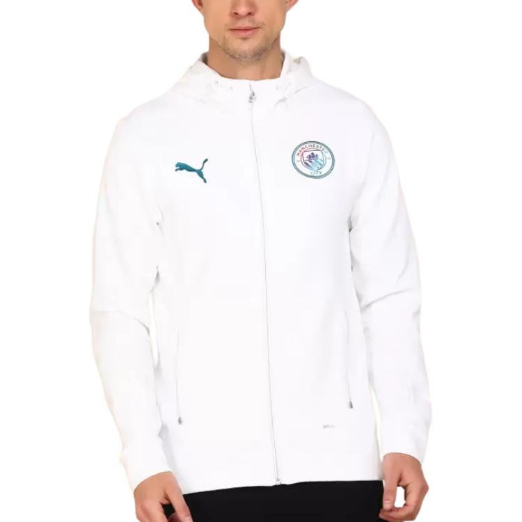 

Puma Fashionable Comfortable Versatile Hooded Football Shirt Men tops White 764498-19 S