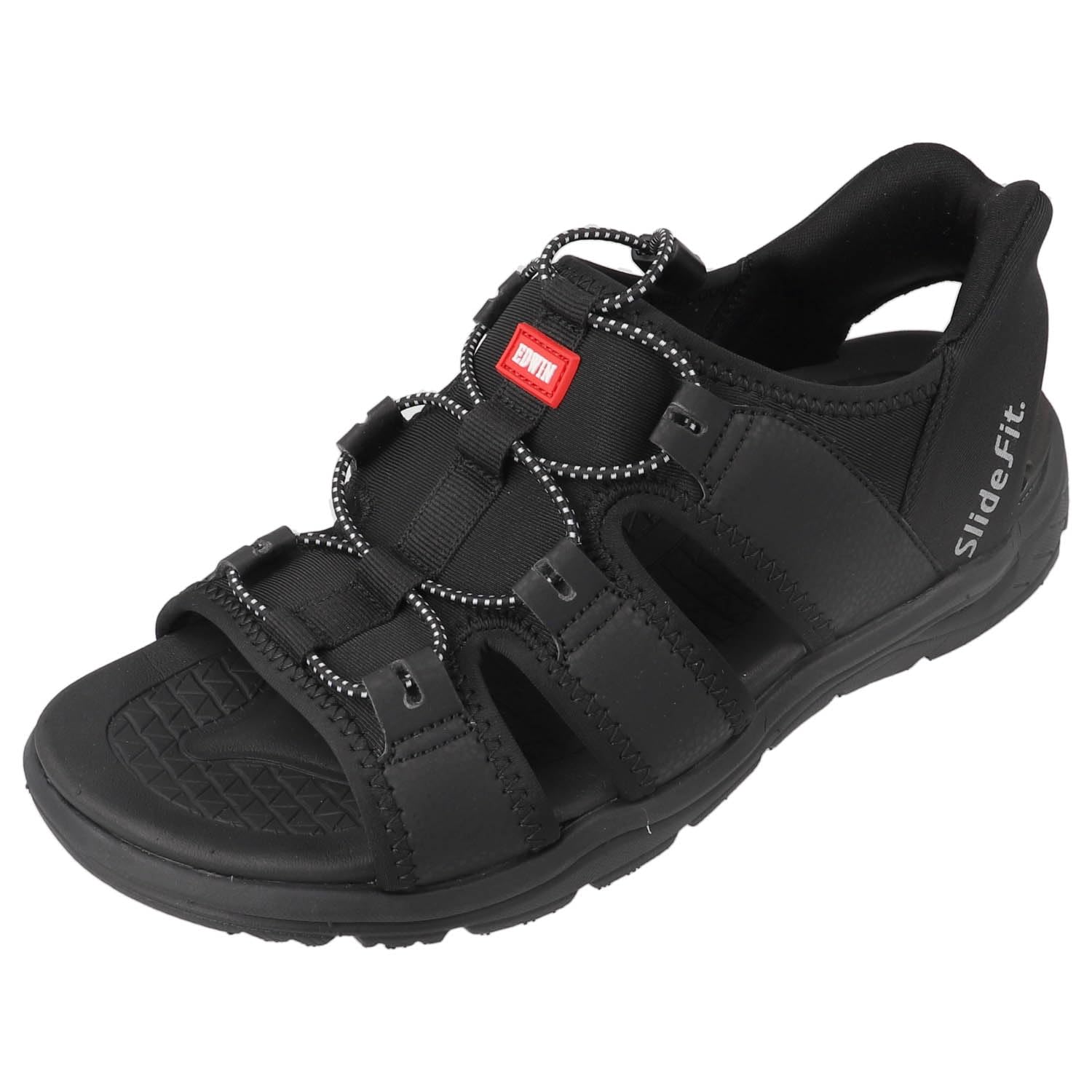 Sandals EW7102 Black cm [Edwin] Men s Hands-Free (009) 27.0