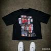 Retro Y2k Classic Mobile Phone Multi Layer Collage Front Print Tshirt Unisex Nostalgic Tech Loose Fit Streetwear Top