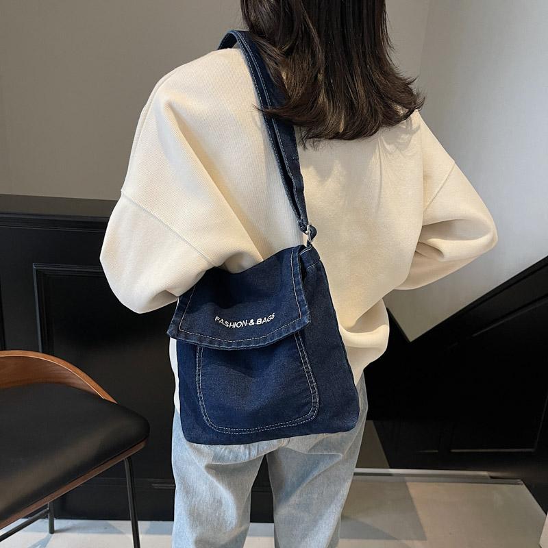 Fashion Small Denim Handbag Women Bag Designer Ladies Handbags Clutch Purses Jean Denim Tote Shoulder Crossbody Women Messenger Bag