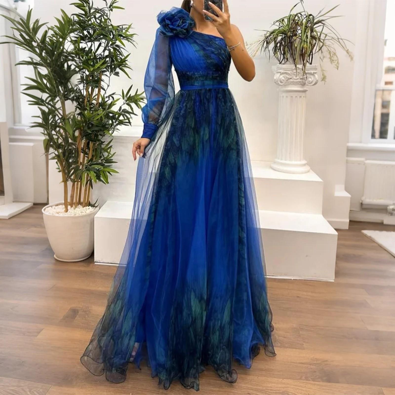 

Женское летнее платье с сетчатым принтом на подтяжках, повседневное праздничное платье для вечеринок XL синий