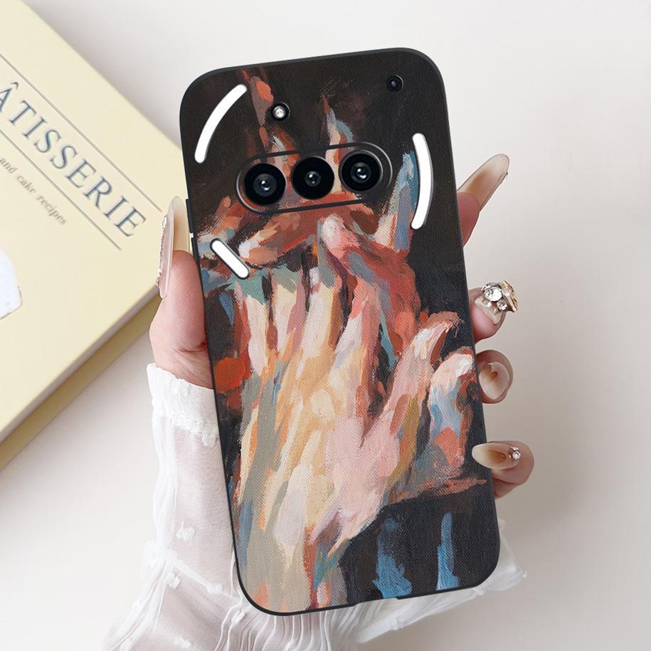 Para Funda Nothing Phone 3A A059 Lindo Dibujo Animado Panda Astronauta Silicona Suave Negro Mate Cubierta Para Nothing Phone3a Pro A059P Fundas