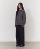 Fingerhole Hooded Long Sleeve Charcoal