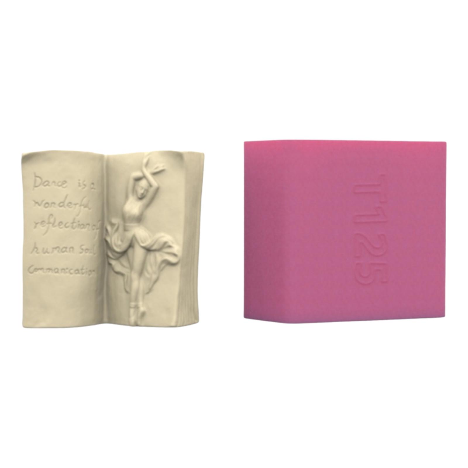 

Силиконовые формы для ваз для цветов, формы для цветочных горшков в форме книги, формы для кашпо, силиконовая текстура для кашпо ручной работы