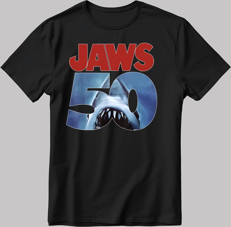 Jaws 50th Anniversary Short Sleeve Unisex T-Shirt XXL