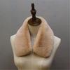 Women Furry Collar Wrap Neck Warmer Scarf Detachable Fake Collar Coat Accessory