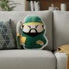 Guan Gong Wealth God Pillows The King of the Tower Wenchang Jun God of Longevity Decorative Kawaii Stuffed Dolls Home