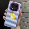 Lemon Cool Stripe Pattern Back Phone Cover Case for Xiaomi Mi 11 Lite 12T Pro 13T