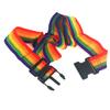 1 pièce Sangle de bagage réglable Sangle croisée Valise de voyage Nylon Boucle de verrouillage
