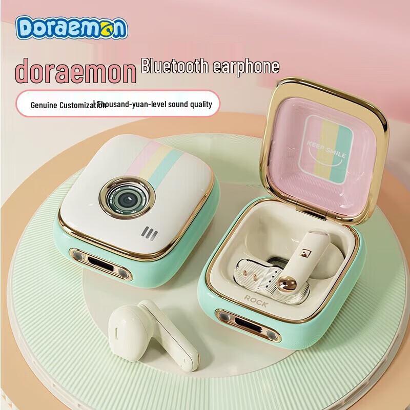 

ROCK Doraemon Retro Camera TWS Earbuds