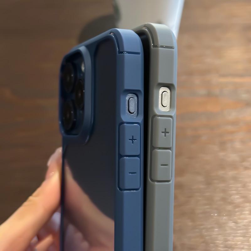 Luxury Transparent Shockproof Bumper Armor Case for iPhone 16 15 14 Plus 13 12 11 Pro Max Rugged Soft Frame Hard Back Cover