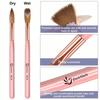 3Pcs Acrylic Nail Brush Set, Size 8/10/14 Nail Brushes Acrylic Powder Nail Art Extension And 3D Nail Carving Home Salon Nail Art Manicure Tool
