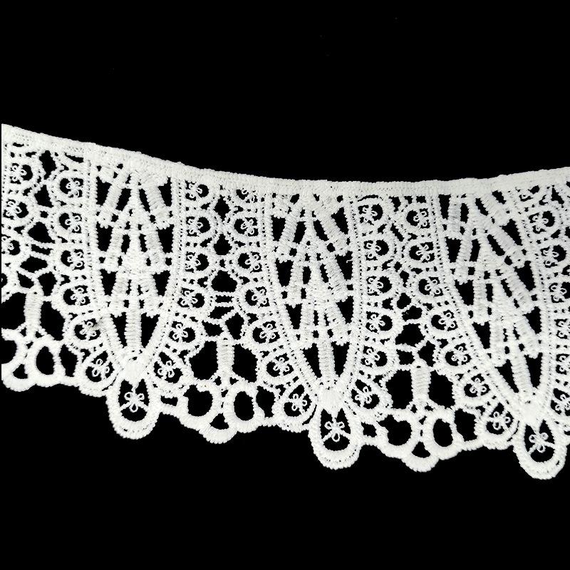 Lace Shoulder Collar Piece Milk Silk Embroidery Pair Flower Hollow Fake Collar Accessories Water Soluble Embroidery Pair Collar Children'S Accessories