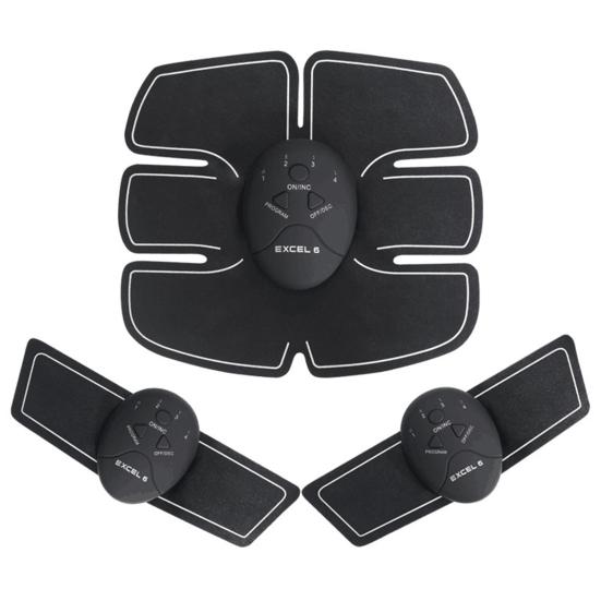 

Abs Stimulating Belt Smart Training Device Faux Leather Skin-friendly Abdominal Toner for Muscles