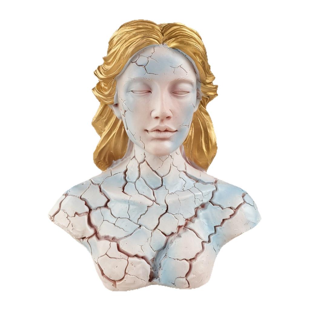 JYL TS/196,New Blazing Maiden Figurine Cracked Soul Red Flame Girl Decorative Figurine