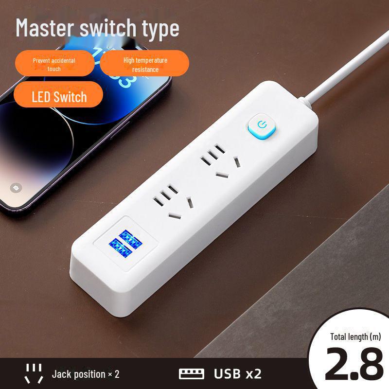 Bandă de alimentare inteligentă Xiaomi cu USB, extensie multifuncțională, priză pentru comutator pentru biroul de acasă