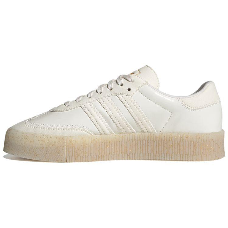 

Adidas Originals Sambarose Synthetic Leather Low-Top Sneakers Women Sneakers EG1818 40⅔