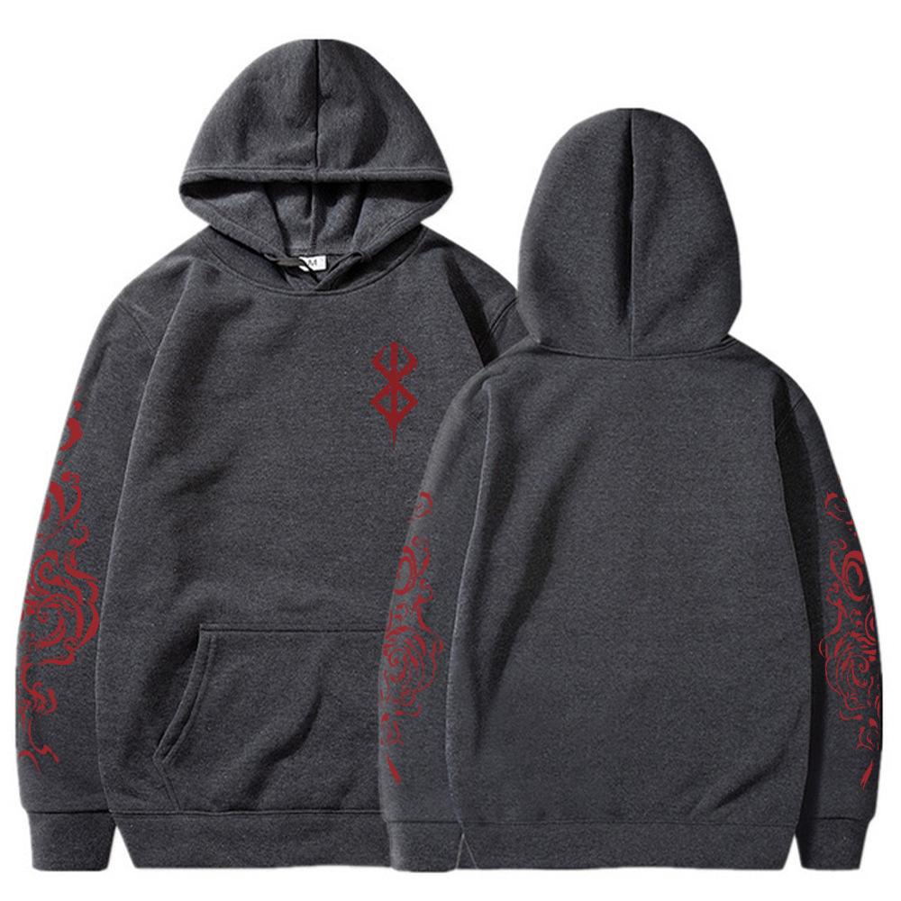 Anime Berserk Acid Hoodies Printed Men Women Fashion Long