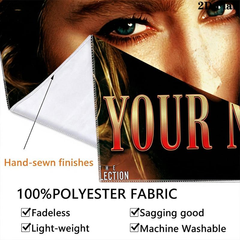 Custom Madonna Wall Hanging Printed Fabric Blanket Decorative Tapestries for Bedroom Living Room Home Decor