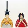 Hina Wooden Doll and with Display Round Folding and Doll, "Kotohoki" "Kotone" Stand, Tray, Screen, Accessories, Natural, KTH-3202C-S2