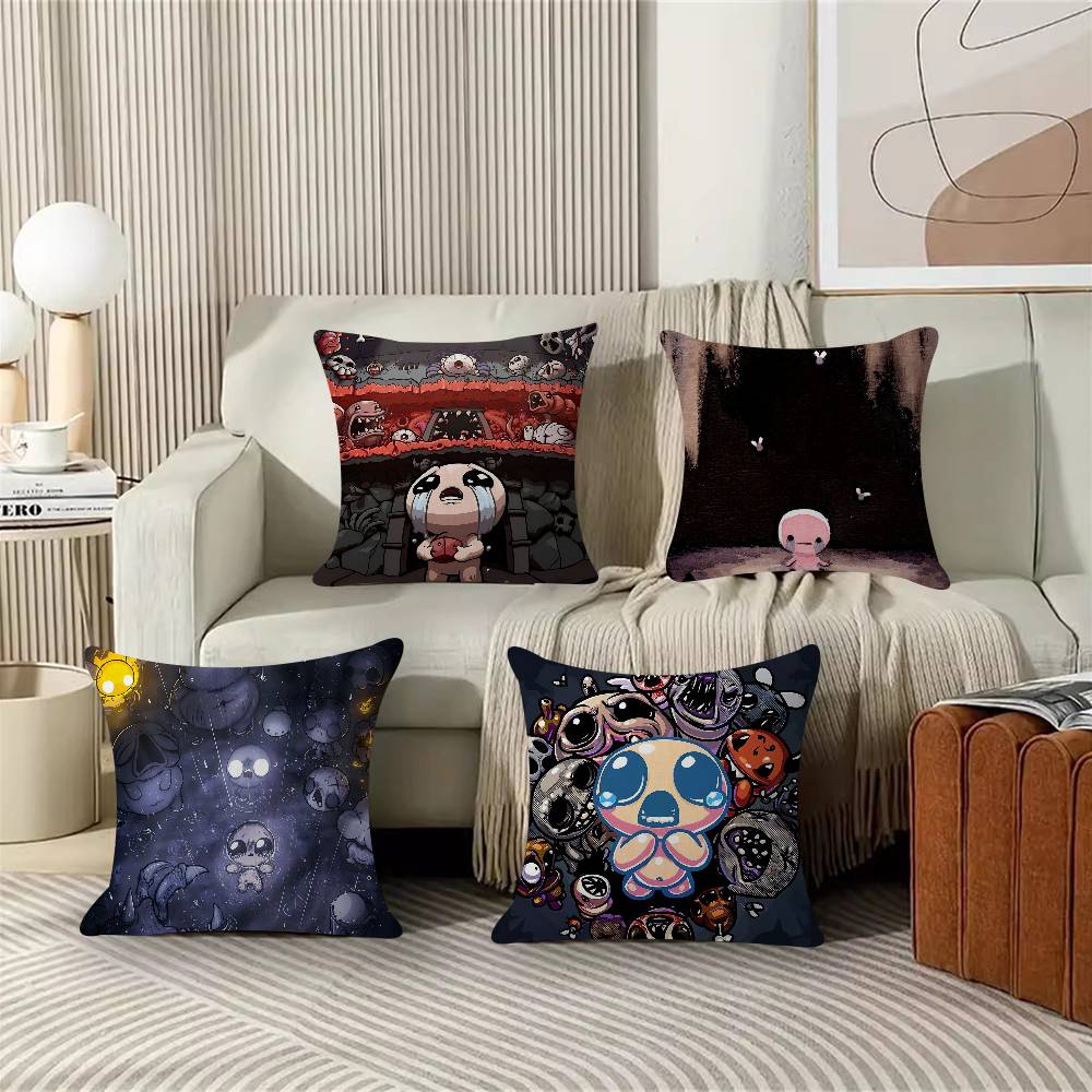 Game The Binding Of Isaac Movie Sticky Decorative Room Aesthetics Pillow Case Home Decor Bedroom Sofa Bed Couch Pillow X